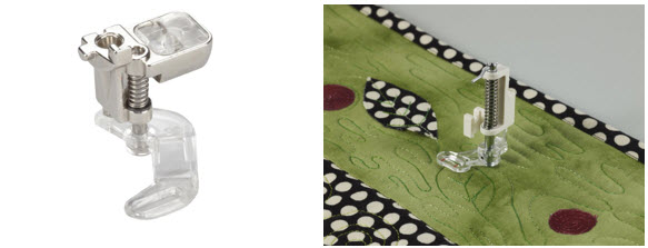 Pied presseur quilt, matelassage