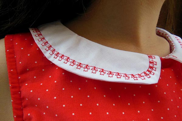 Réalisation avec la machine à coudre Janome Skyline S3