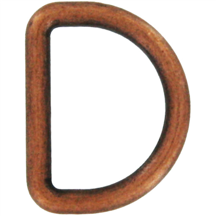 Anneau métallique en D 40mm cuivre Anneau métallique en D 40mm cuivre
