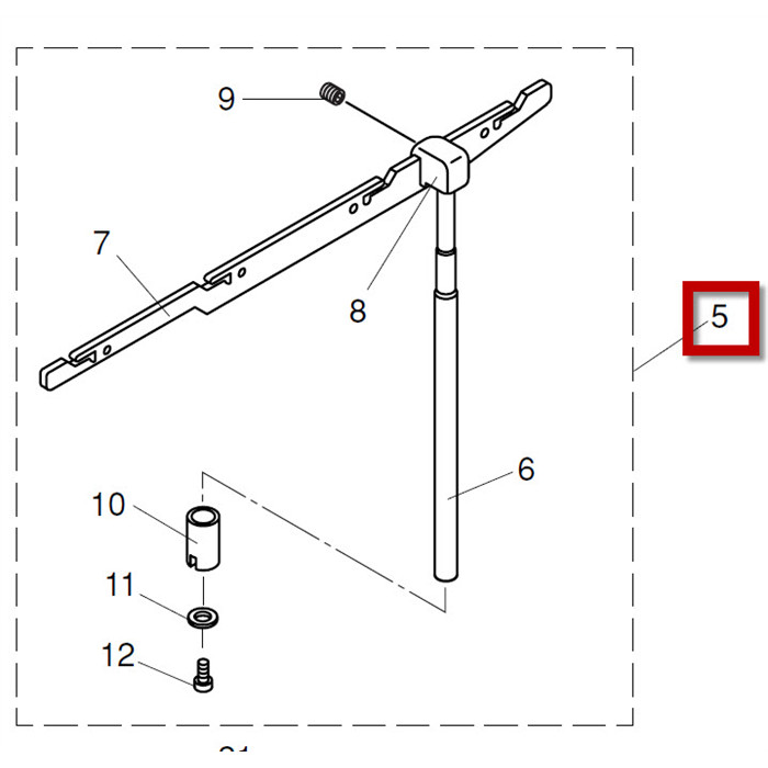 Antenne Porte bobine, cône multiple Antenne Porte bobine, cône multiple