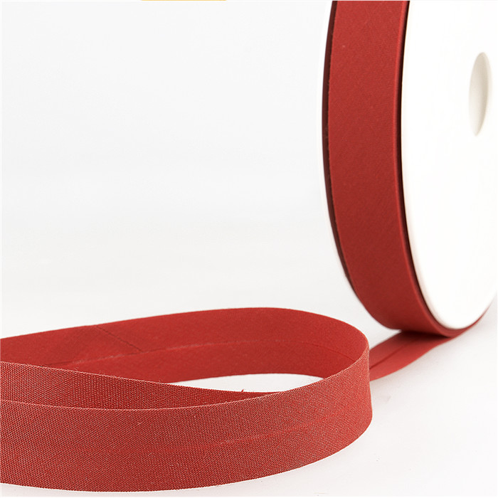 Biais étroit 20mm rouille au mètre Biais étroit 20mm rouille au mètre