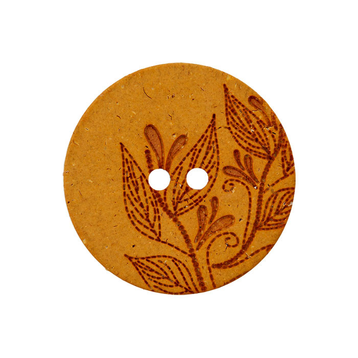 Bouton 2 trous chanvre/pol. recyclé Bouton 2 trous chanvre/pol. recyclé