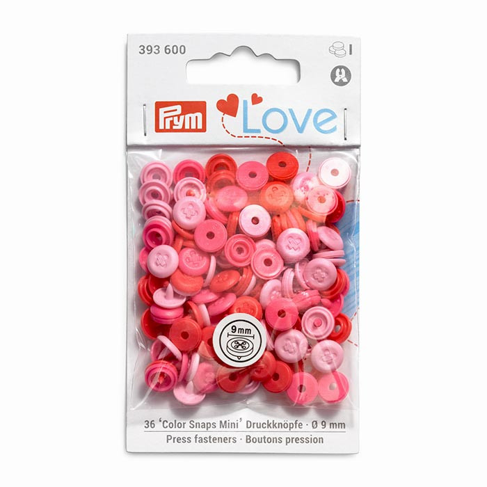 Boutons pression Color Snaps Mini Rose Boutons pression Color Snaps Mini Rose