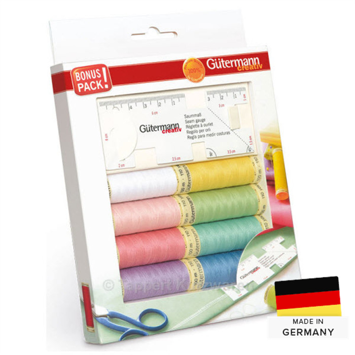 Box bobine couture 8 x 100m + réglette Box bobine couture 8 x 100m + réglette