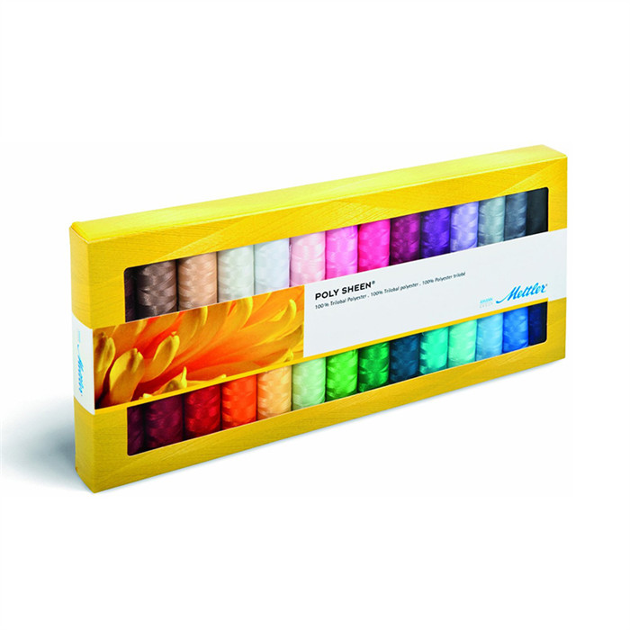 Coffret bobines 28 x 200m Mettler Poly Sheen n°40 Coffret bobines 28 x 200m Mettler Poly Sheen n°40
