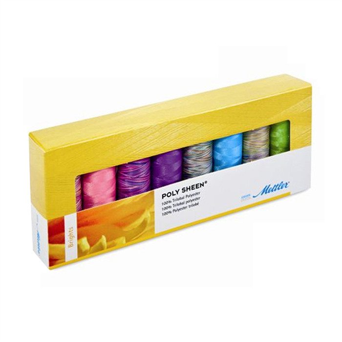 Coffret bobines 8 x 200m Polyester 40 Brights Coffret bobines 8 x 200m Polyester 40 Brights