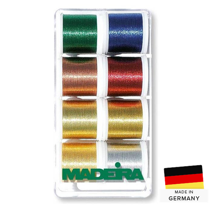 Coffret de fils Madeira Metallic Classic 8x200m N°40 Coffret de fils Madeira Metallic Classic 8x200m N°40