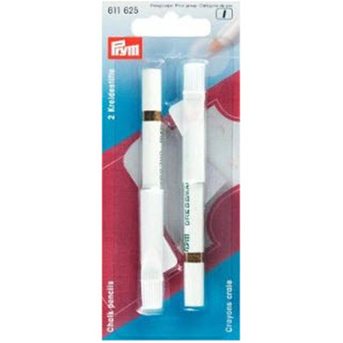 Crayons-craie (2) avec brosse Prym Crayons-craie (2) avec brosse Prym