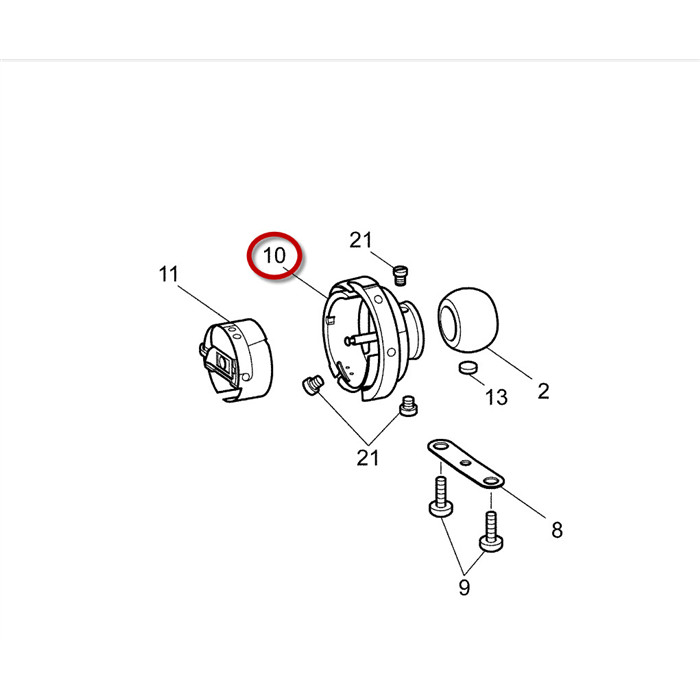 Crochet rotatif DB1-ATR complet PR/VR Crochet rotatif DB1-ATR complet PR/VR