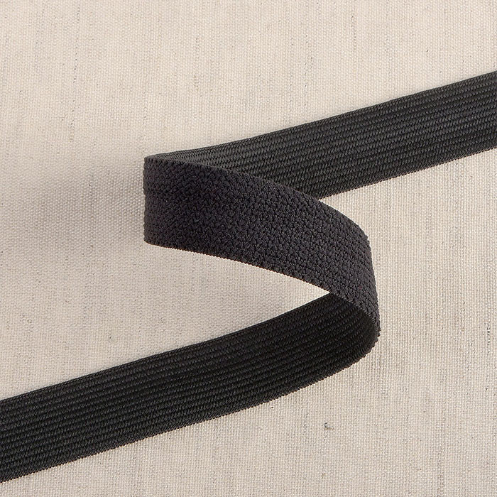Elastique doux 30 mm noir au mètre Elastique doux 30 mm noir au mètre