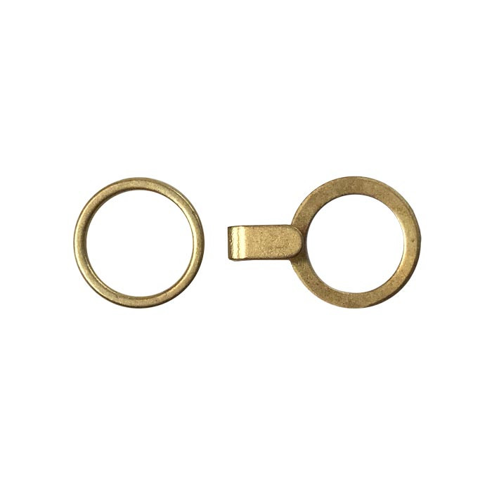 Fermeture anneau métal doré 25mm Fermeture anneau métal doré 25mm