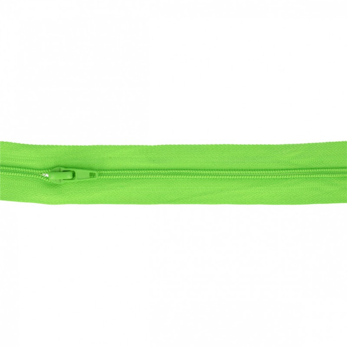 Fermeture fine vert au mètre Fermeture fine vert au mètre