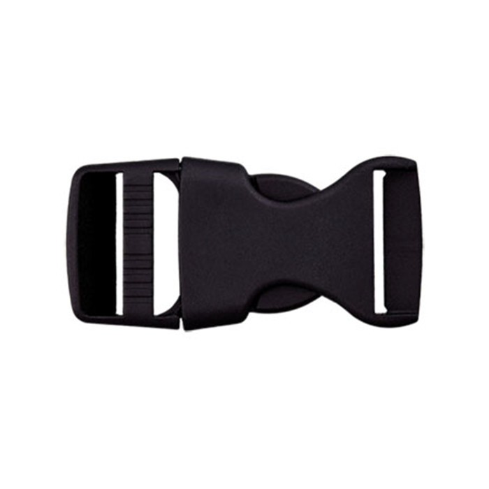 Fermoir sac à dos polyester 25mm noir Fermoir sac à dos polyester 25mm noir