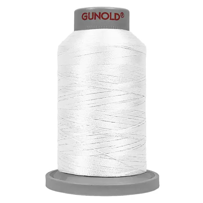 Fil à broder 1000m Poly 40 Blanc 61001 Fil à broder 1000m Poly 40 Blanc 61001