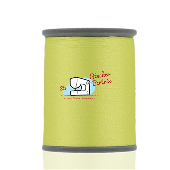 Fil à broder Brother n°50 300m ET202 Jaune citron Fil à broder Brother n°50 300m ET202 Jaune citron