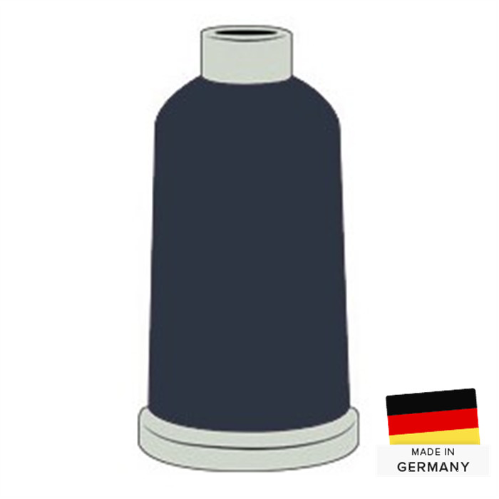 Fil à broder Madeira Polyneon n°60 1500m 1643 bleu navy dark Fil à broder Madeira Polyneon n°60 1500m 1643 bleu navy dark