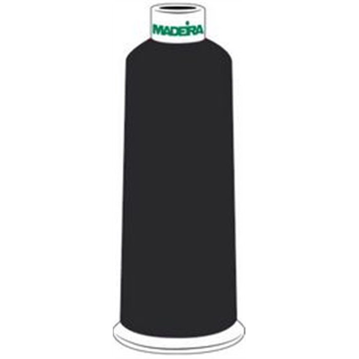 Fil à broder Madeira Rayon n°30 1000 noir 3000m Fil à broder Madeira Rayon n°30 1000 noir 3000m