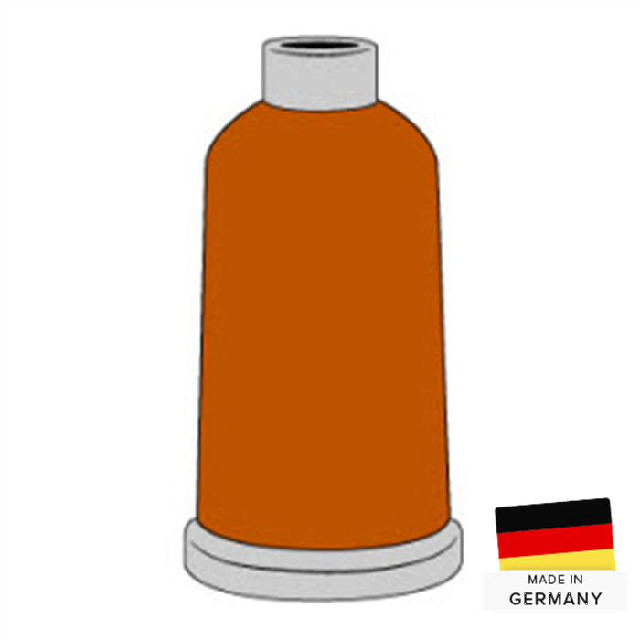 Fil à broder Polyneon 40 1000m 1521 orange potiron Fil à broder Polyneon 40 1000m 1521 orange potiron