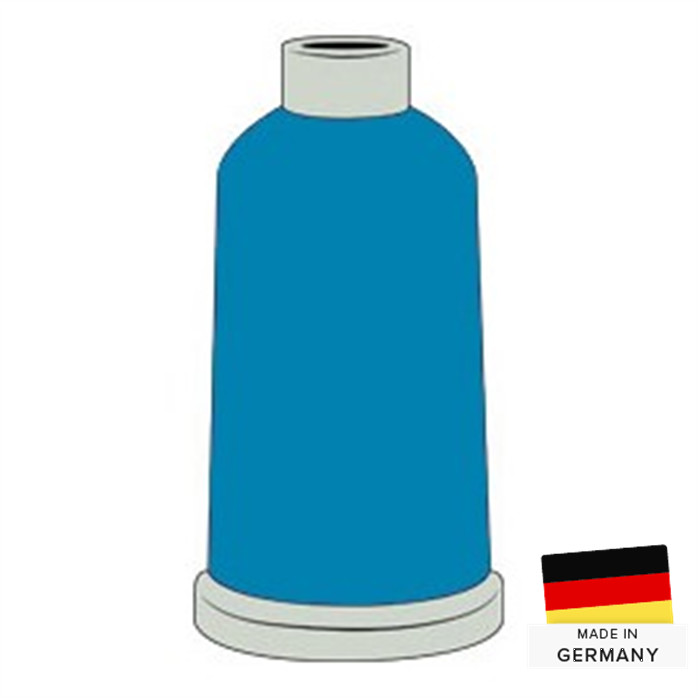 Fil à broder Polyneon 40 1000m 1977 bleu paon Fil à broder Polyneon 40 1000m 1977 bleu paon