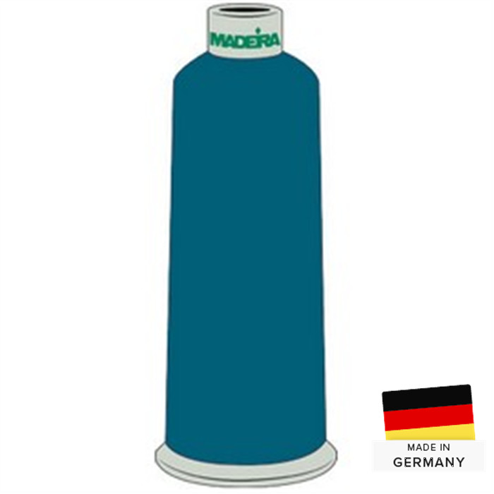 Fil à broder Polyneon 40 5000m 1992 bleu truquoise foncé Fil à broder Polyneon 40 5000m 1992 bleu truquoise foncé