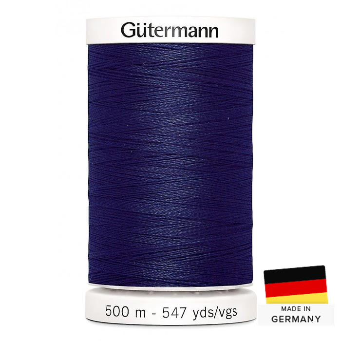 Fil à coudre Gutermann Polyester 500m 310 Bleu marine Fil à coudre Gutermann Polyester 500m 310 Bleu marine