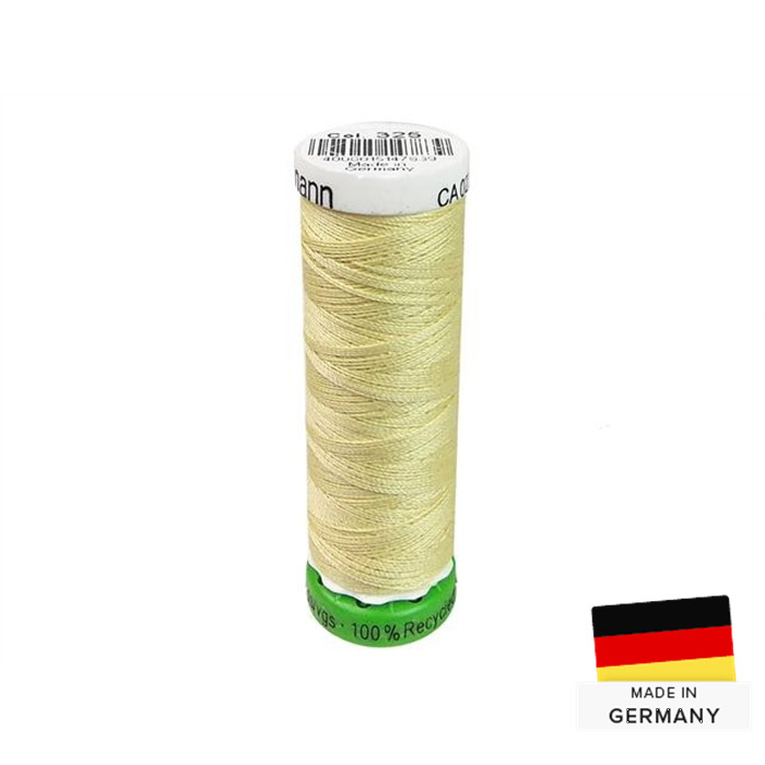 Fil à coudre rPET 325 jaune pâle Fil à coudre rPET 325 jaune pâle