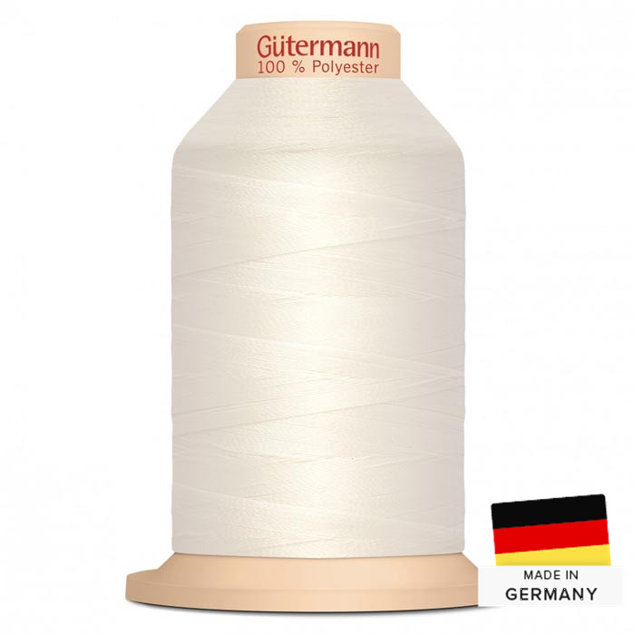Fil surjeteuse Gutermann Tera 180 2000m 111 blanc cassé Fil surjeteuse Gutermann Tera 180 2000m 111 blanc cassé