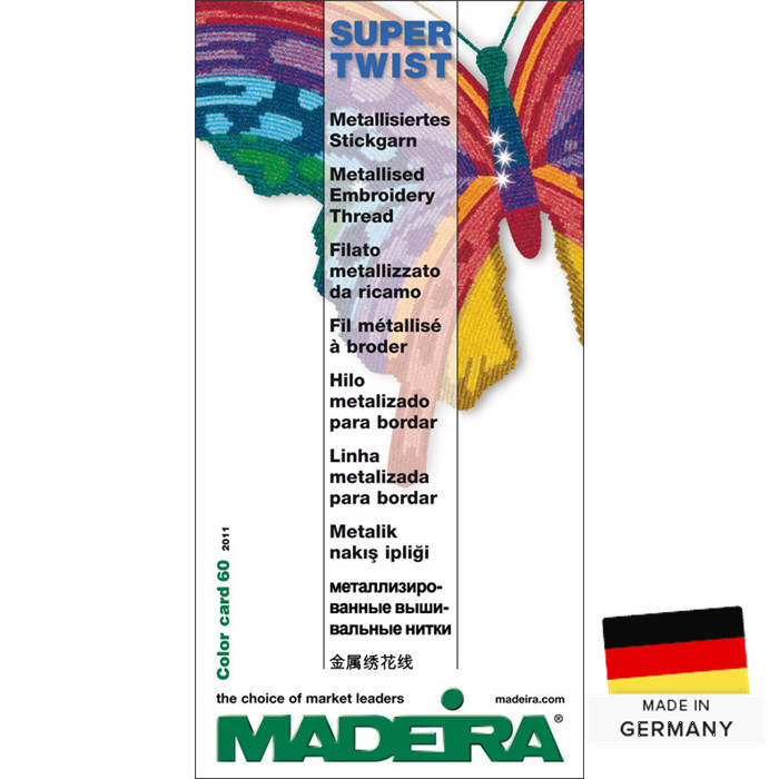 Gamme-Nuancier MADEIRA SUPERTWIST Gamme-Nuancier MADEIRA SUPERTWIST