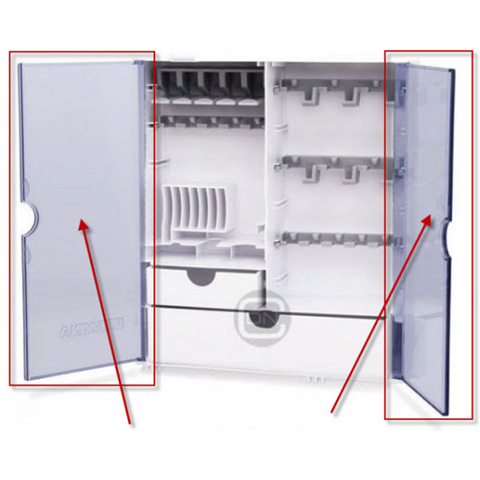 La porte gauche boite d'accessoires La porte gauche boite d'accessoires