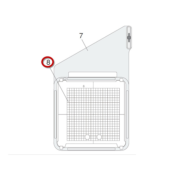 Patron cadre à broder 220x220mm "ASQ22" Patron cadre à broder 220x220mm "ASQ22"