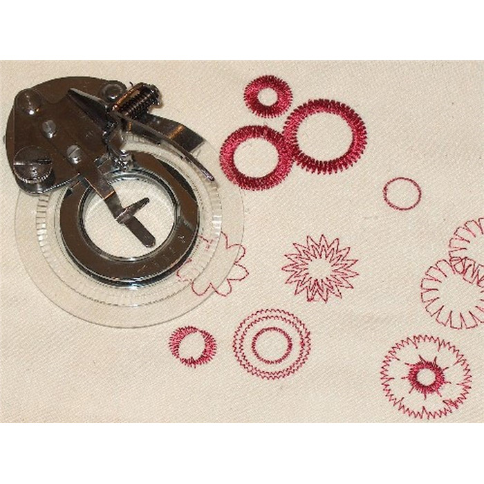 Pied circulaire flower stitcher Pied circulaire flower stitcher