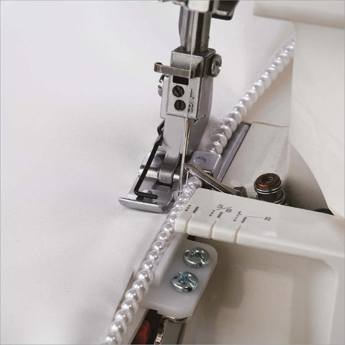 Pied pose perles avec guide Janome & Elna Pied pose perles avec guide Janome & Elna