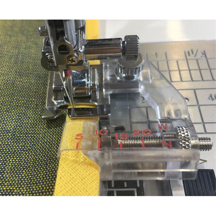 Pied pour biais, pose bande réglable Pied pour biais, pose bande réglable