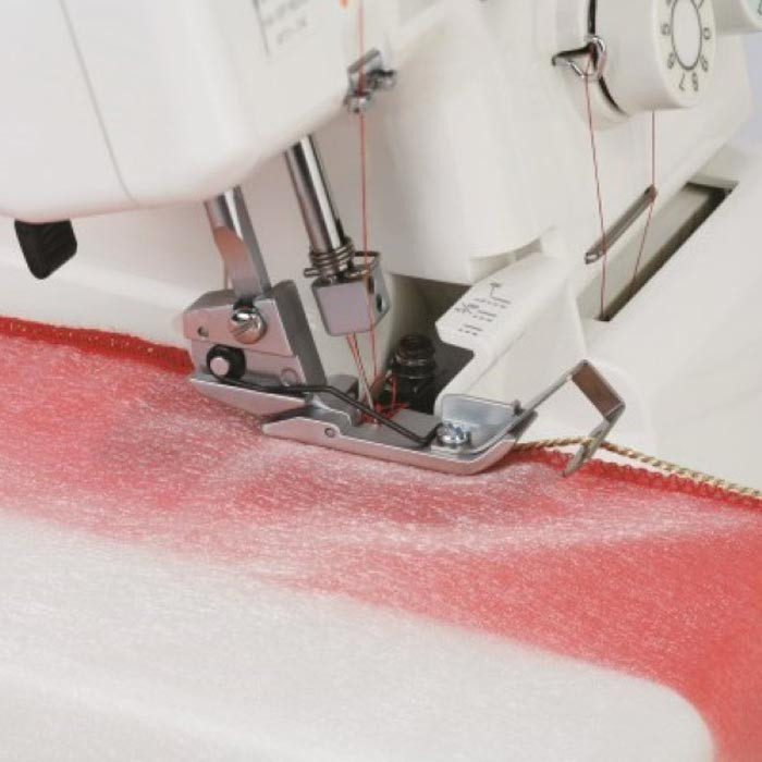 Pied pour pose de cordonnets Type B Janome & Elna Pied pour pose de cordonnets Type B Janome & Elna