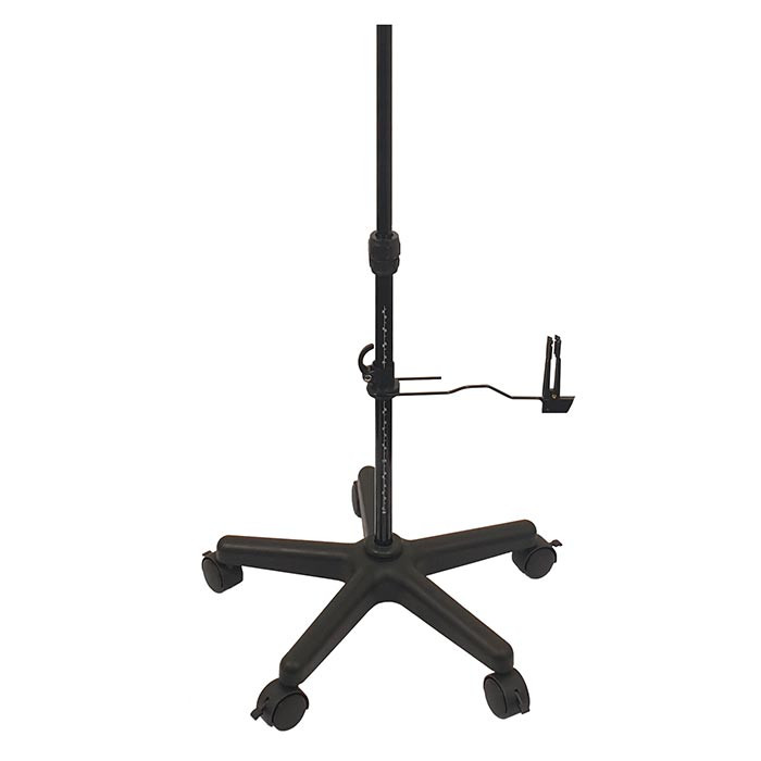 Pied sur roulettes à frein 5 branches Pied sur roulettes à frein 5 branches