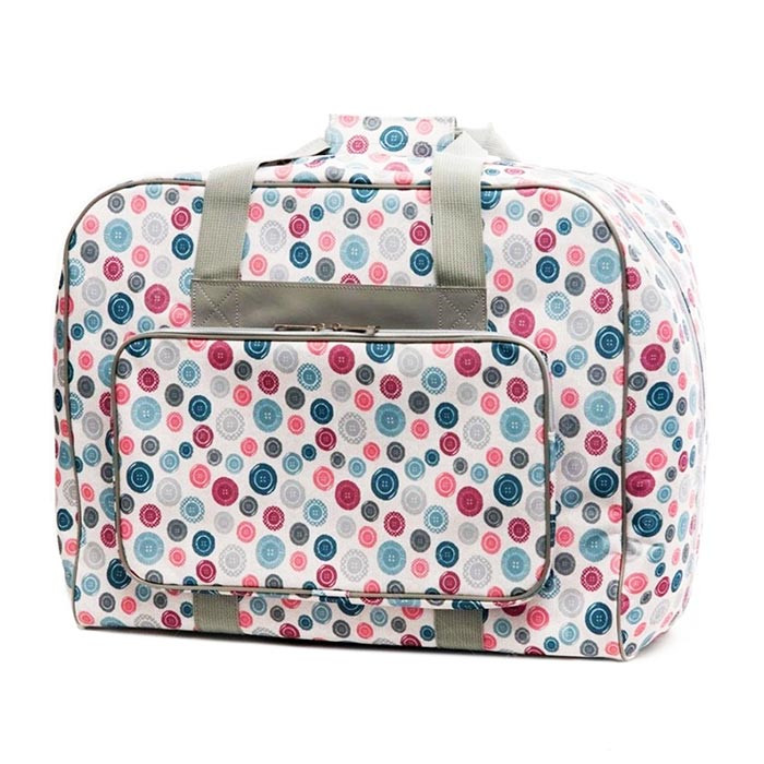 Sac de transport machine à coudre "boutons" Sac de transport machine à coudre "boutons"