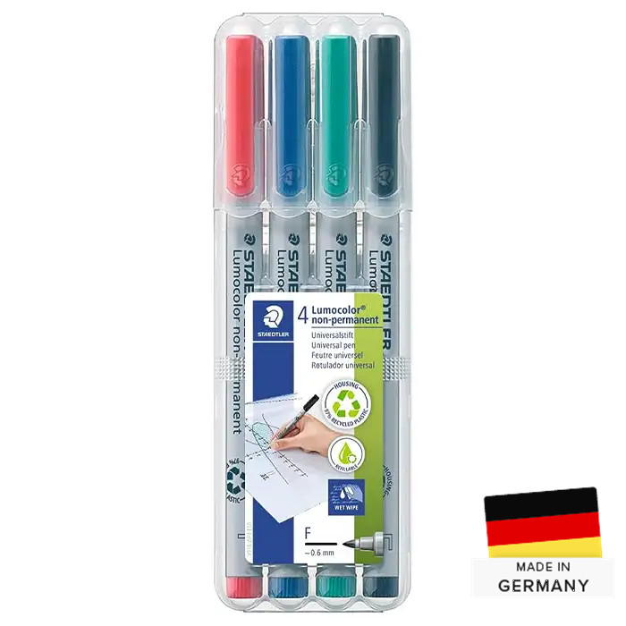 Set 4 marqueurs pour KL116 non permanent Staedtler Set 4 marqueurs pour KL116 non permanent Staedtler