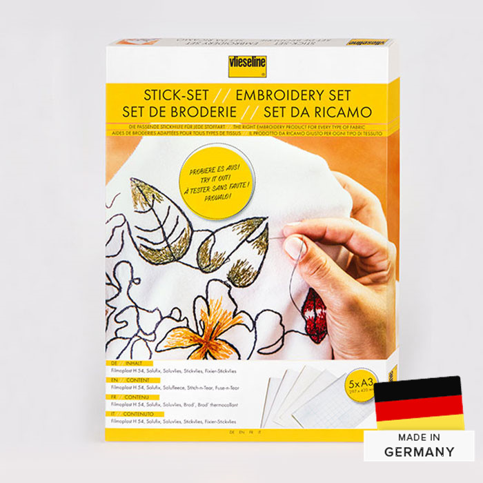 Set supports de broderie (5) vliesline Set supports de broderie (5) vliesline