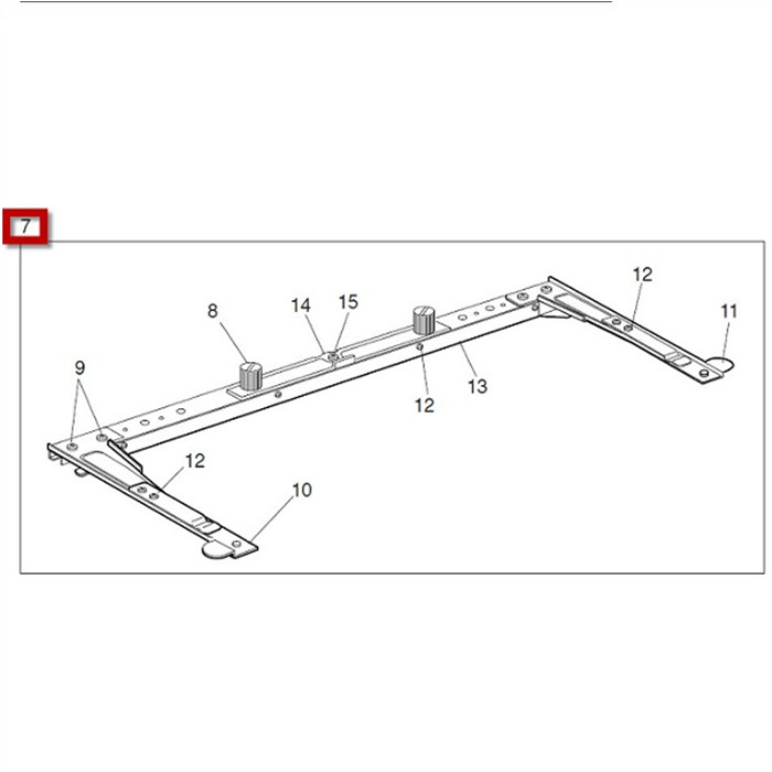 Support cadre (L) Support cadre (L)