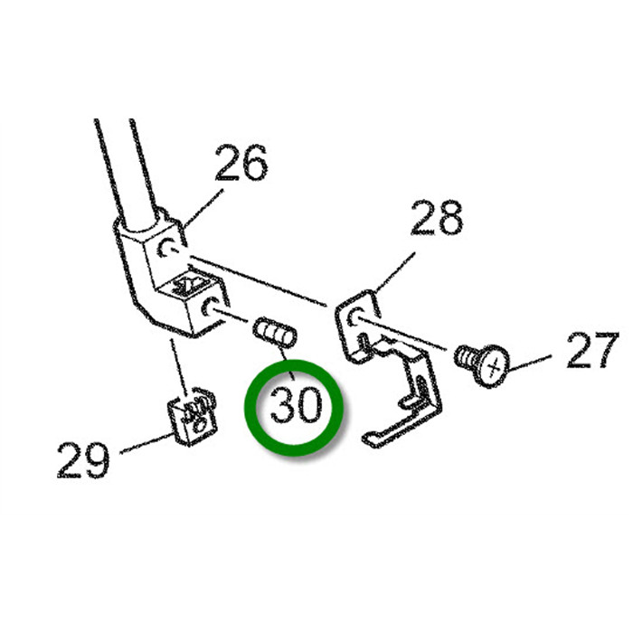 Vis pince aiguille surjeteuse Vis pince aiguille surjeteuse