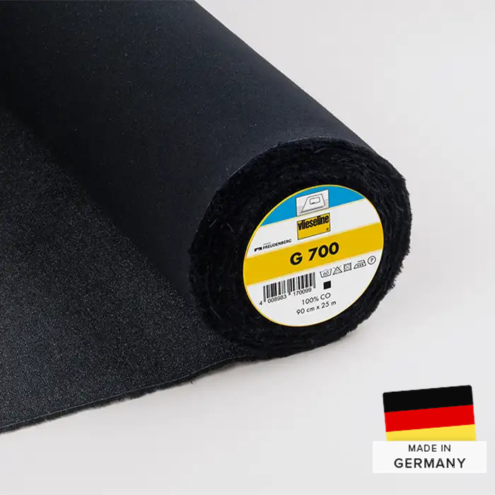 Vlieseline G700 90cm noire au mètre Vlieseline G700 90cm noire au mètre